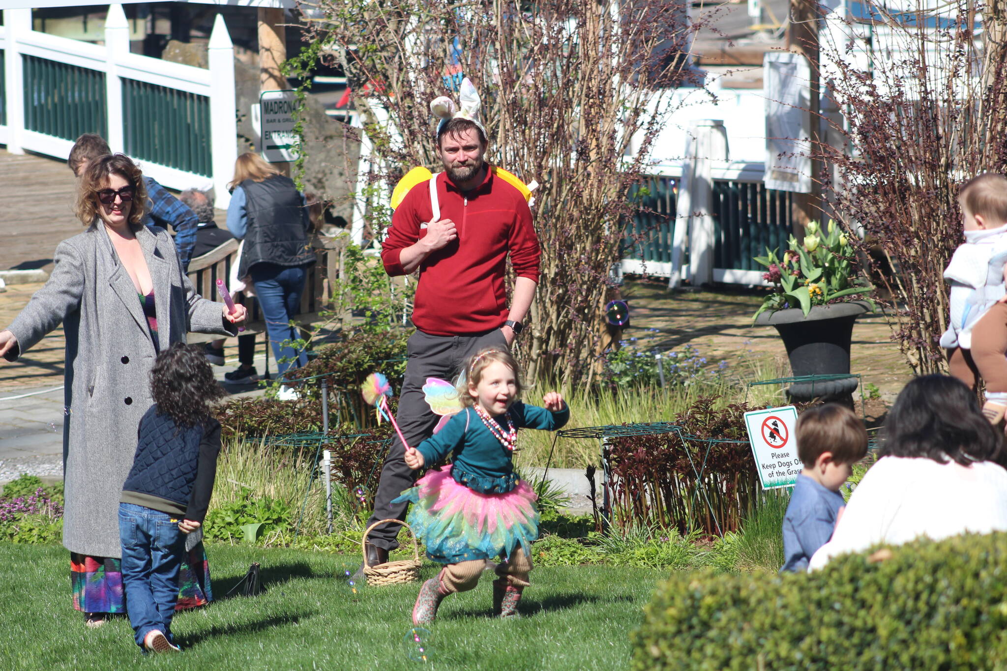 Heather Spaulding Staff photo
Families enjoyed the sunny day after the activities.