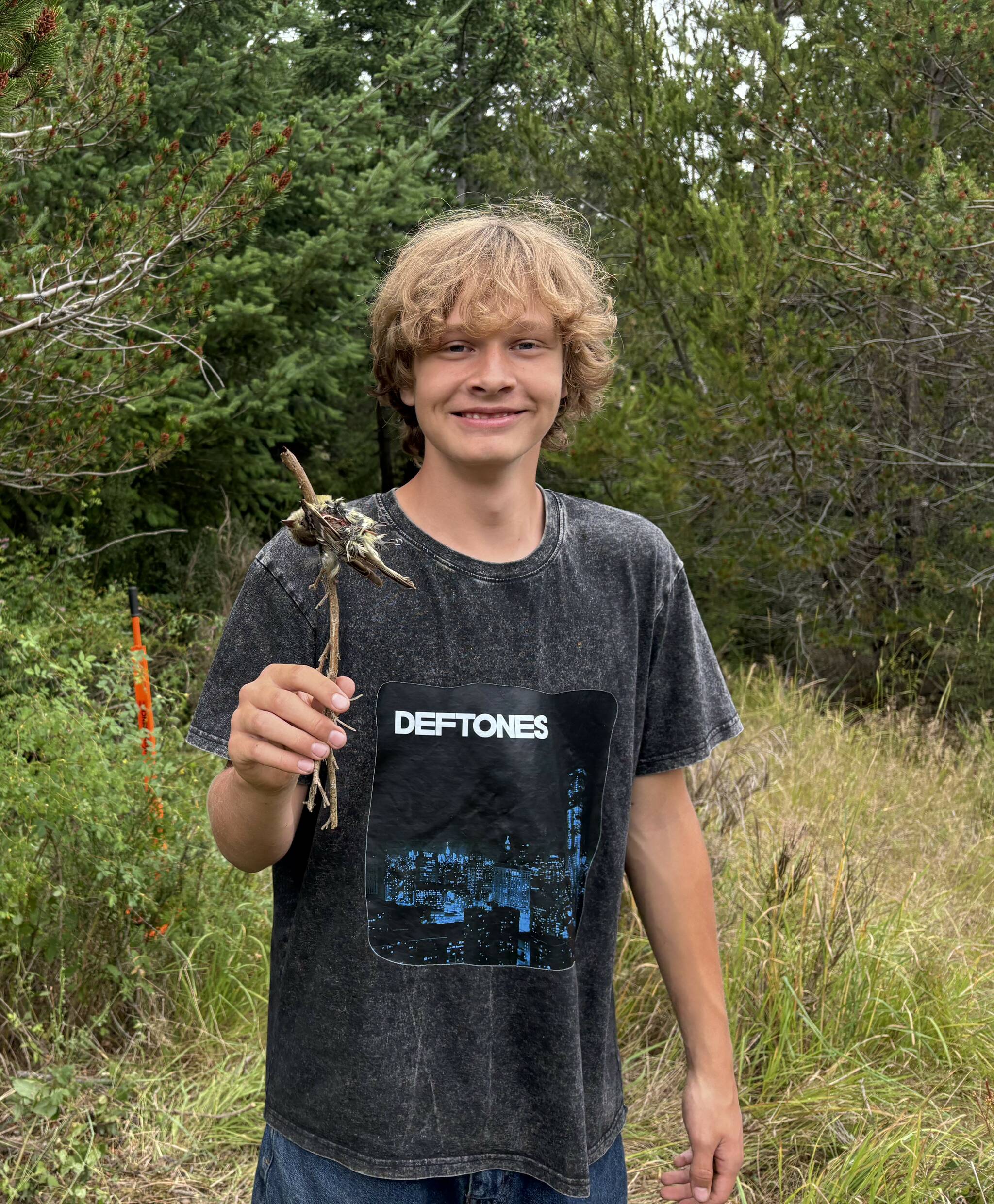 Contributed photo
Davis Dougherty shows off a rarely discovered feat of nature.