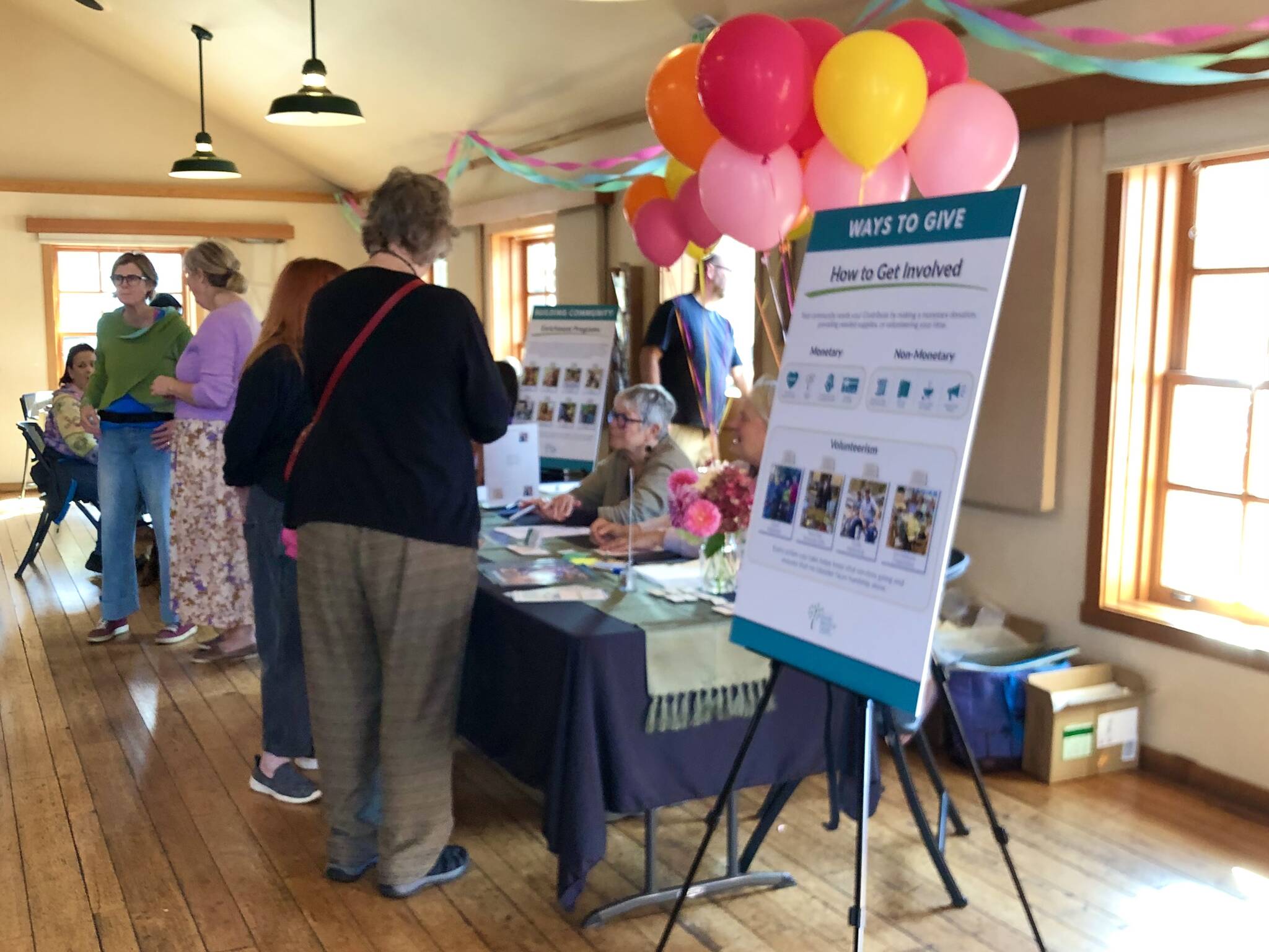 Contributed photo by Marieke Danniau
Attendees learn about the Joyce L. Sobel Family Resource Center.