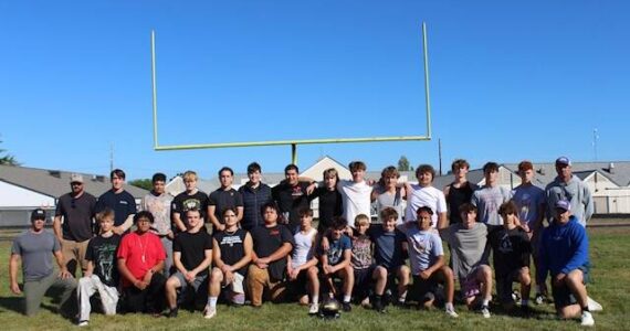 Heather Spaulding/Staff photo
Wolverines Football
Top left to right, Coach Kevin Stalker and Rob Ross, Finn Levasheff, Eydan Sanchez, Nolan Smith, Jaden Hanrie, Anthony Krembs, Matthew Valquez, Clive Nye, Jackson Feliz, Duncan Bogart, PJ Nixon, Ben Baisch, Channing Kleine, Kash Griffith and Head Coach Shawn Kleine.
Bottom right to left- Coach kneeling Gavin Mason, Hunter Ross, Cyrus Rollins, Henry Pope, Parker Aylward, Dylan Lawson, Connor Carroll, Phenix Thomas, Bo Moses, Jax Martinez, Joe Holt, Joshua Cruz and Chase Carlton Flierl.