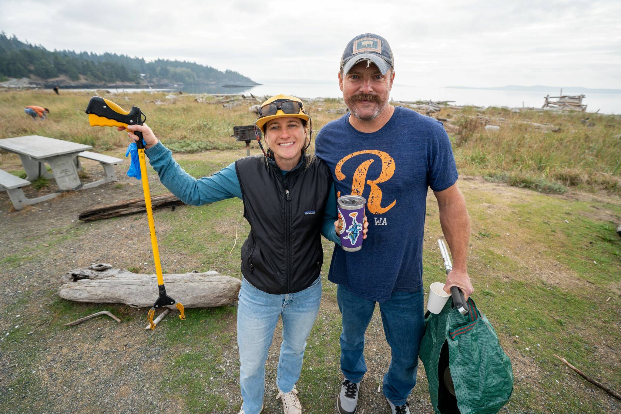 Contributed photo
Great Island Clean-Up participants at Jackson Beach