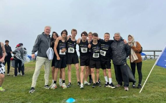 Darrell Kirk photo
The Wolverines’ Boys’ Cross Country team at the West Central WIAA District 3 on Nov. 1