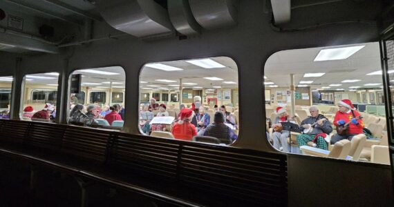 Contributed photo.
The Floating Ukulele Jam in action.