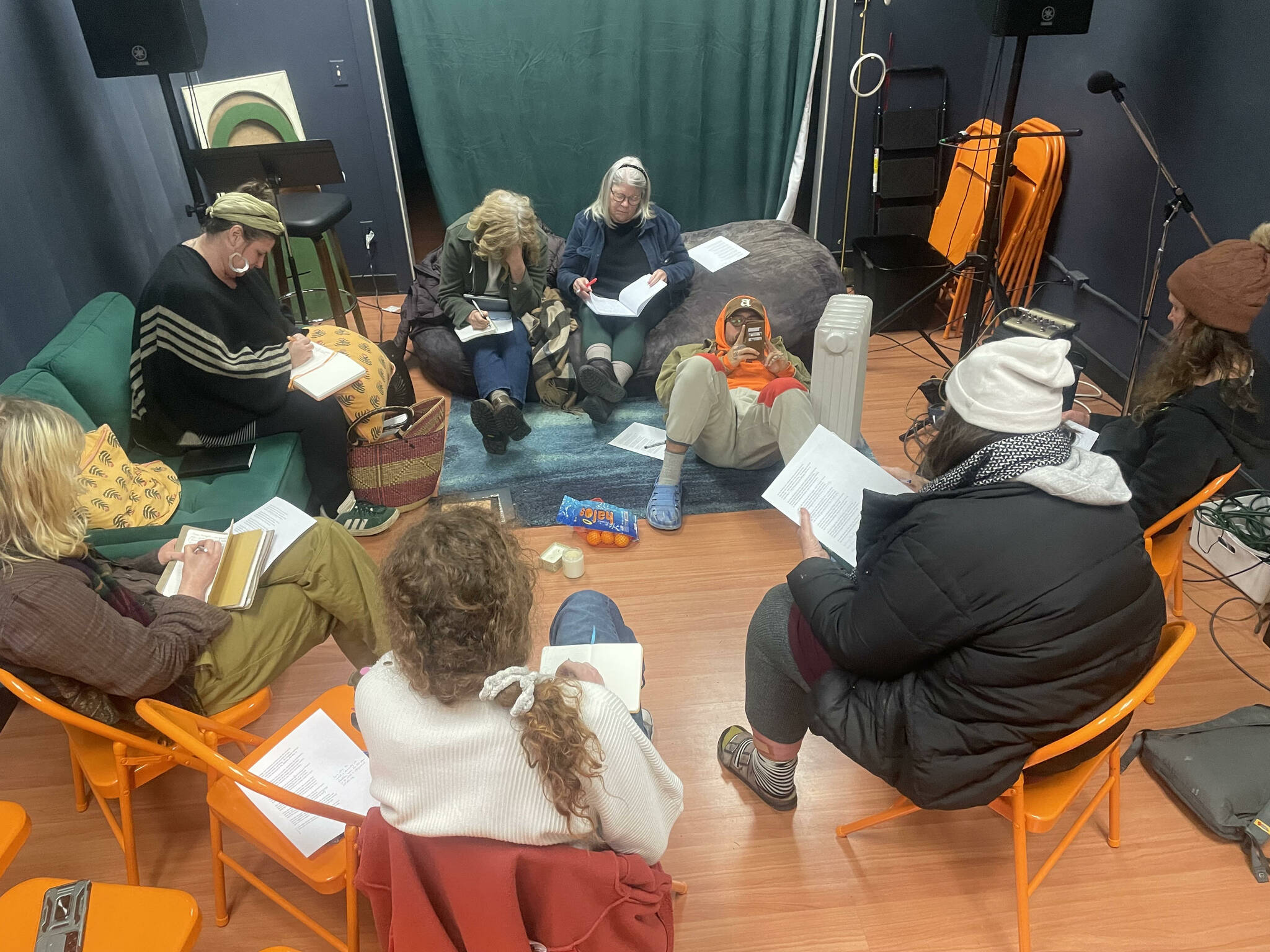 Contributed photo.
Poets gathering.