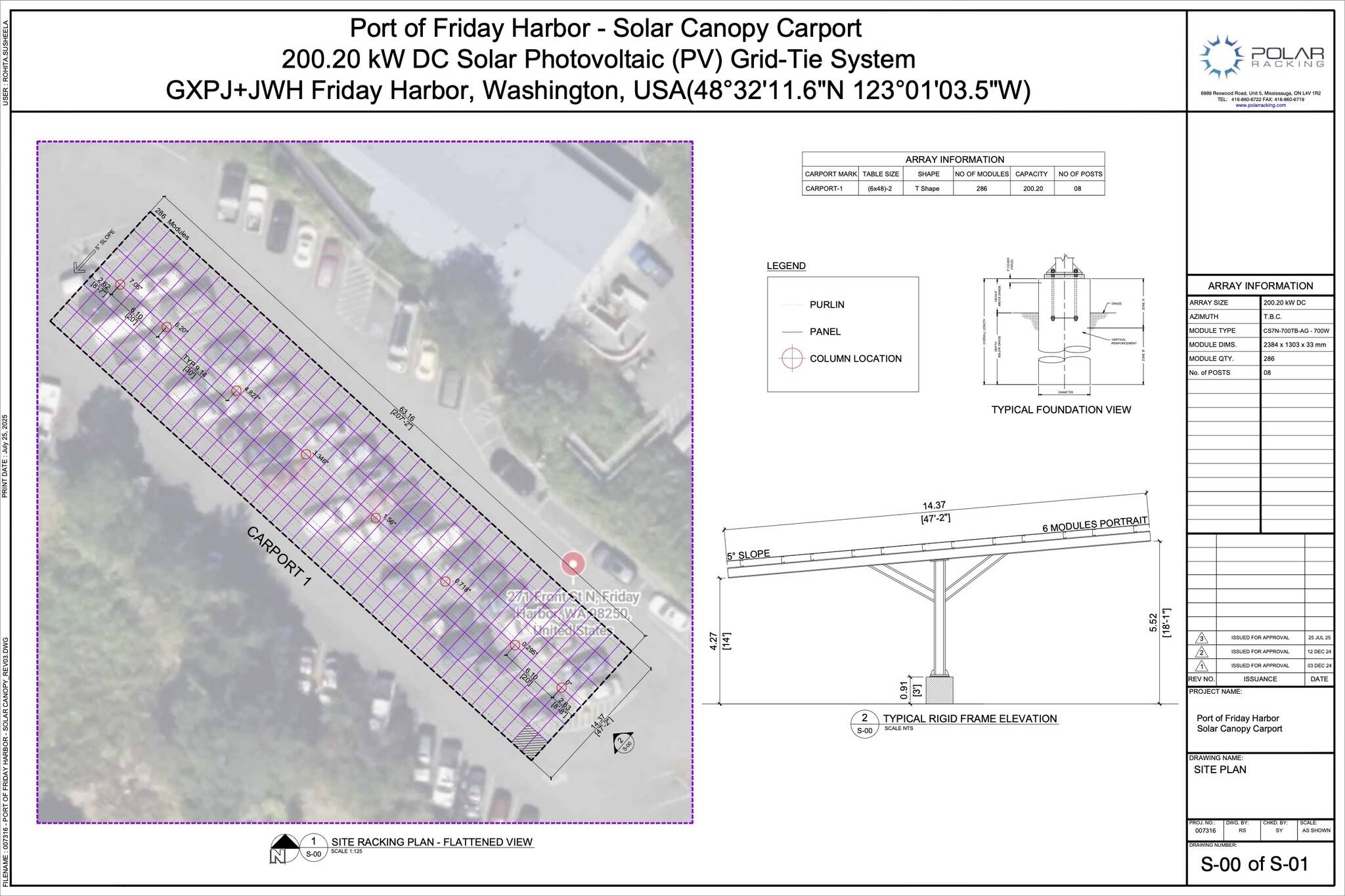 Architectural drawing of proposal.