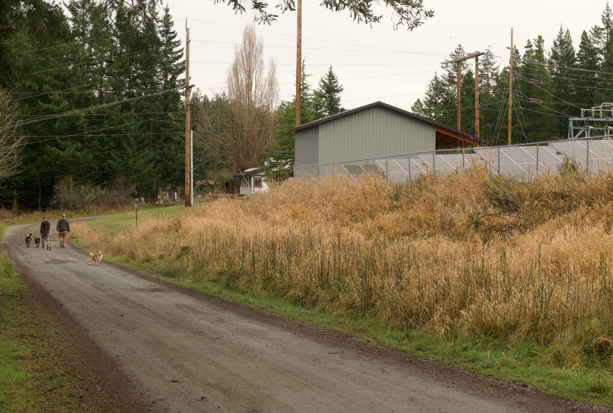 Darrell Kirk \ Staff photo
The existing solar installation.