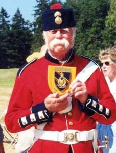 Civil-war Era re-enactor Jim Meredith