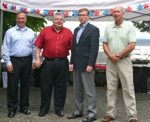 On a June 30 campaign tour of San Juan Island