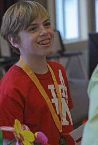 San Juan Island 7th grader Corbin Williams