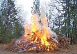 Outdoor burning season begins Oct. 1; permits available at San Juan Island Fire Department.