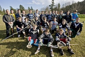 The Washington State Boys Lacrosse Association is taking notice of the San Juan Dragons. 'The Dragons have 14 seniors on the roster this year including middie Forest Dayton
