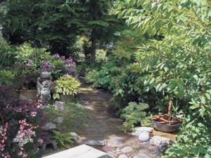 Stroll in a soothing sport like the one shown here