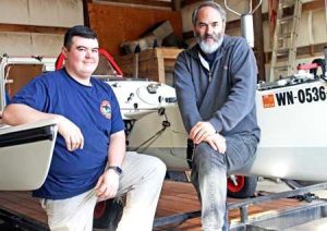 Sailor Nick Wainwright and Steve Roberts