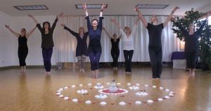 Katerina Wren (center) & Nicholas Corin (right) of Friday Harbor Holistic Health both recognize the importance of movement for optimal health.