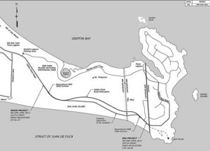 The realignment of a 1.3-mile section of Cattle Point Road