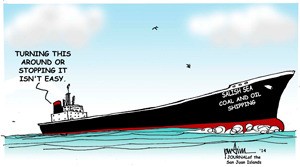 Cartoonist Rob Pudim's view on local news and events are published periodically in the Journal of the San Juan Islands