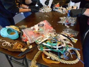 Pieces of trash collected by ProjectSAM