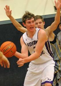 Well-defended by the basket