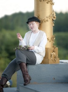 Sylvie Davidson of Seattle plays Rosalind in Island Stage Left’s production of ‘As You Like It.”