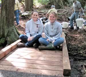 High school students Robyn Roberts