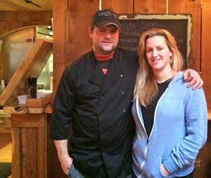 Kaal and Courtney Oldwyn at the helm of the BBQ Shack.