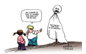 Cartoon musings on local news and events are published periodically in the Journal of the San Juan Islands