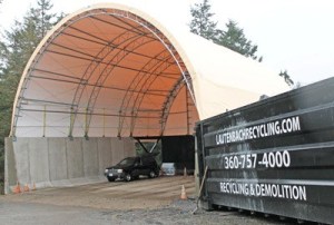 A 40-foot tall reinforced