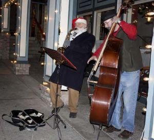 Teddy Deane on saxophone