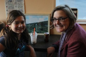 At right is Katie Loring