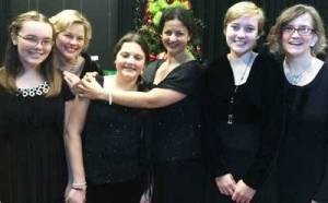 Harmony in the house: from left; Lucy & Jill Urbach