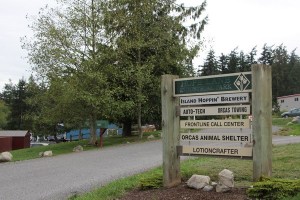 The sign for Hope Lane Industrial Park