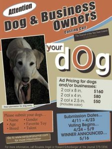 Dog-gone good contest; 'A Dog for all Seasons'.