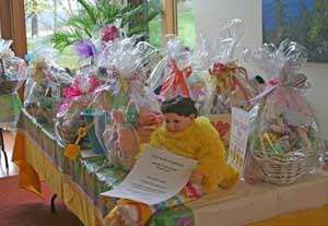 Proceeds from Peace Island volunteers Easter Basket sale