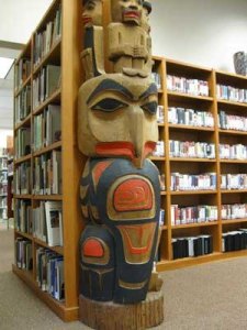 A 6-foot tall totem
