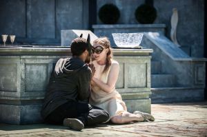 Contributed photo/ John SinclairAbove: A scene of the star-crossed lovers in Island Stage Left’s upcoming show.