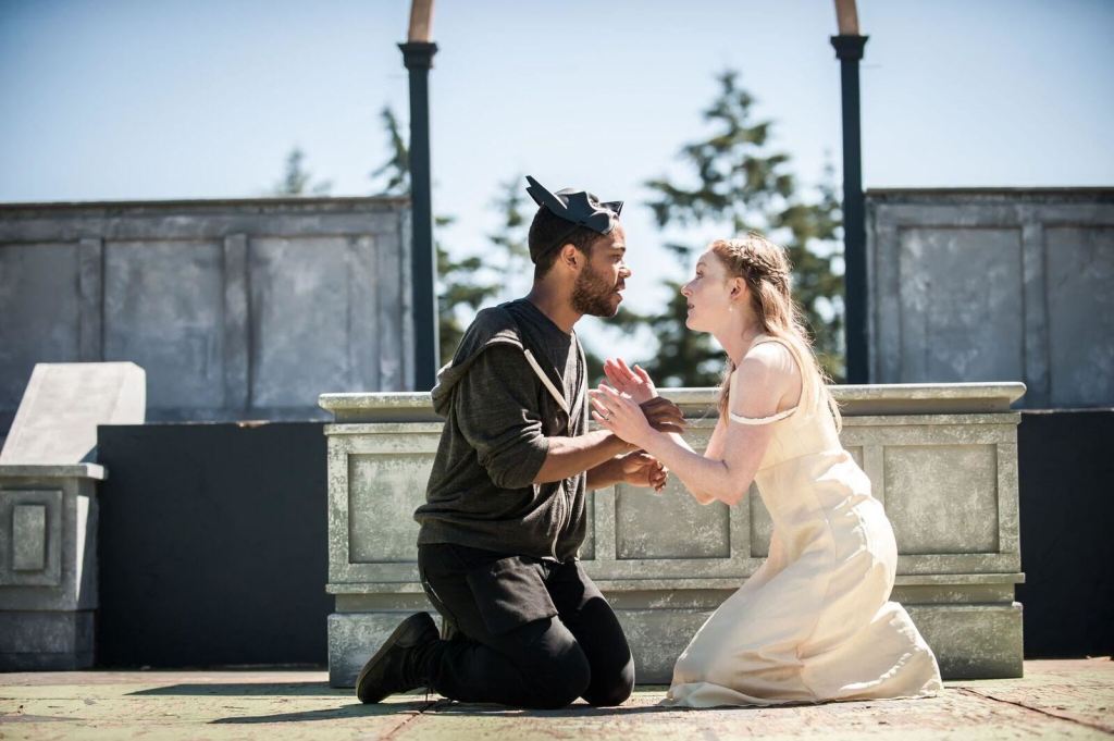 Contributed photo/ John Sinclair of conmcepia.comSylvie Davidson as Juliet and Chip Sherman as Romeo.