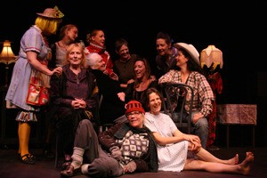 Actors from Jane Martin’s “Talking With…” playing at the San Juan Community Theater
