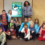 First graders visit the library
