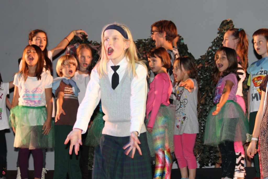 Students show off their broadway talents in “The Grunch”