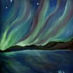 Paint &ldquo;Starry Island Night,&rdquo; above, with step-by-step instructions at Art for Fun, while sipping your own beer.