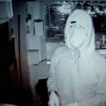 Contributed photo/San Juan County Sheriff&rsquo;s Office                                Surveillance video from Mijitas in Eastsound caught a burglar, possibly linked to other break-ins. He is suspected to be more than 6 feet tall.