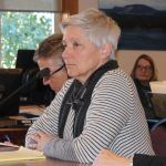 Staff photo/Hayley Day                                Christa Campbell, vice chair of the Catherine Washburn Medical Association, presents to San Juan County Council on Jan. 10.