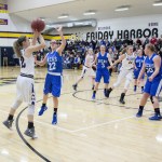 Staff photo/Greg Sellentin                                Ciera Bailey, No. 2, works her way free for a jumpshot from the outside.