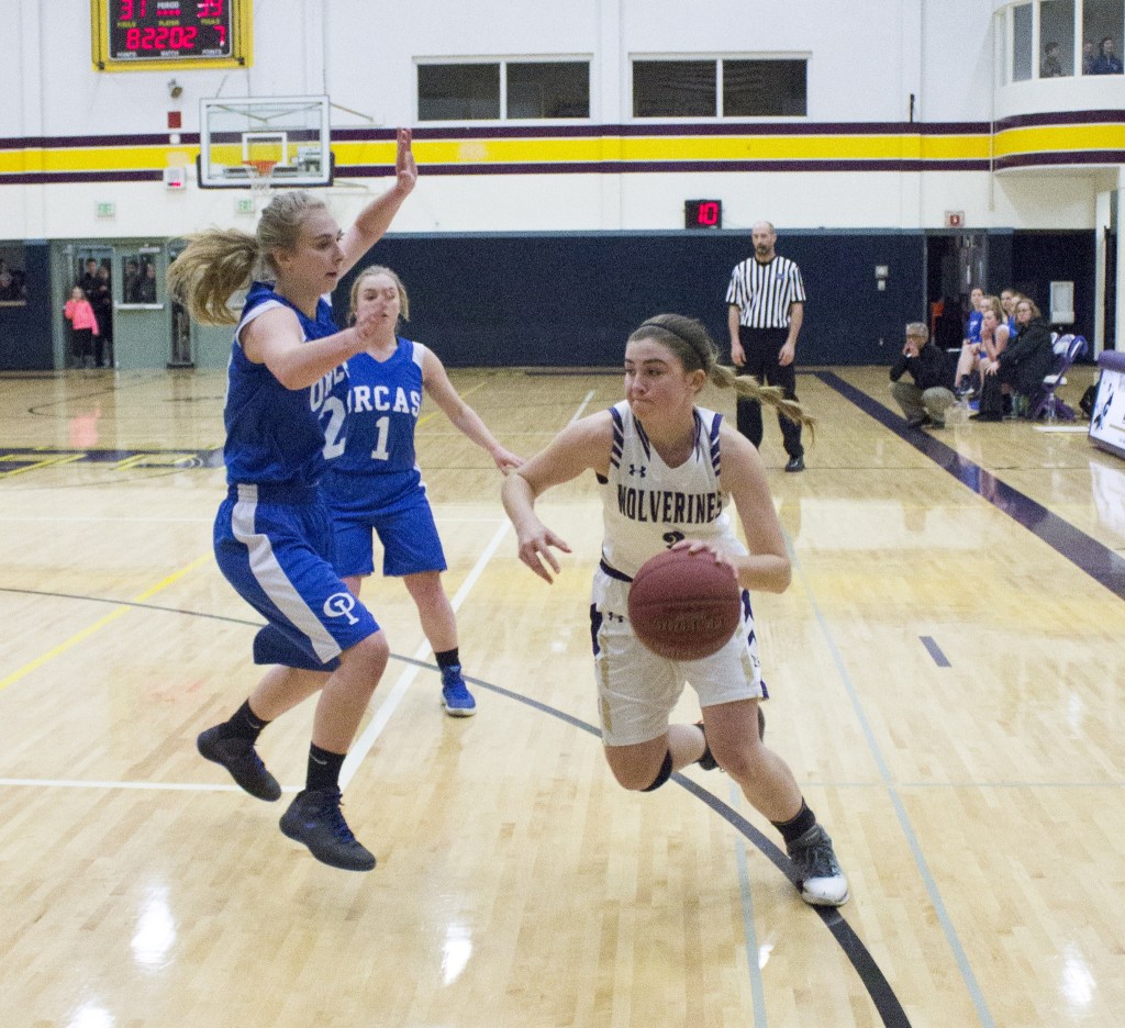 Wolverine girls play hard in loss to rival