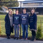 Contributed photo/San Juan County Parks, Recreation and Fair Department                                Friday Harbor High School students added plants by the fairground&rsquo;s front gate.