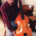 Contributed by Rae Kozloff. Kozloff playing his Viola Da Gamba.