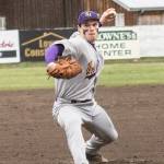 Staff photo/Greg Sellentin                                Senior Kai Herko pitched a no-hitter for four innings.