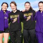 Contributed photo                                Track athletes left to right: Jaclyn Domenech, Kendra Cliffton, Ciera Bailey, and Katie Place