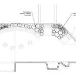 Sidewalk near pocket park closed on April 12