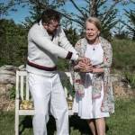 Contributed by Stage Left, taken by John Sinclair, concepia.com                                Felix Humble (Benjamin McFadden) struggles with his mother (Therese Diekhans) over his father&rsquo;s ashes in Island Stage Left&rsquo;s presentation of &ldquo;Humble Boy.&rdquo;